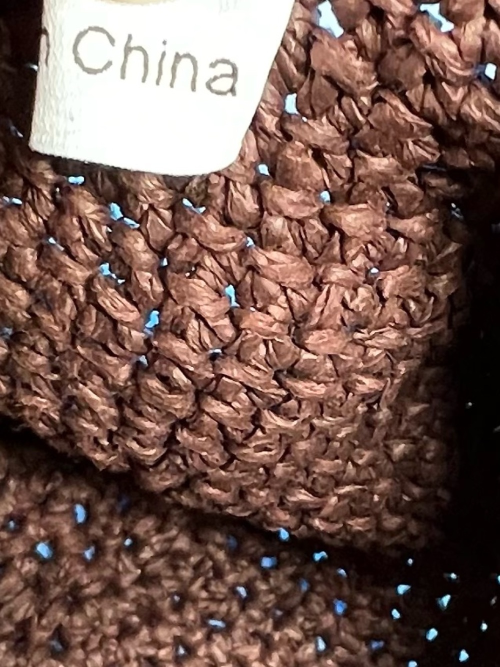 Haute Hippie Ruffled Brown Raffia Handbag, NWT - Picture 10 of 10